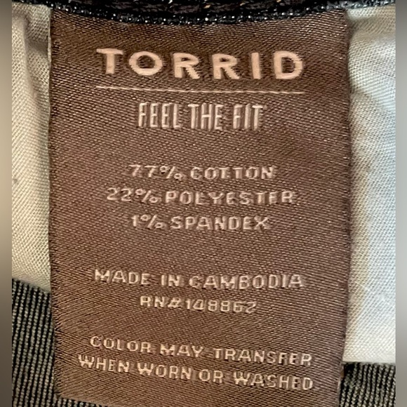 SOLD ON MERCARI - Plus Size Torrid Luxe Slim Boot Jeans Super Stretch Med Wash - Picture 4 of 7